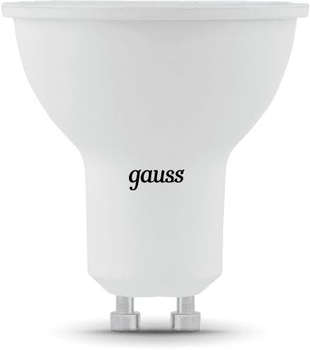 Лампа GAUSS светодиодная Black 5Вт цок.:GU10 рефлек. 220B 4100K св.свеч.бел.нейт. MR16