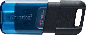 Flash-носитель Kingston Флеш Диск 128Gb DataTraveler 80 M Type-C DT80M/128GB USB3.2 черный