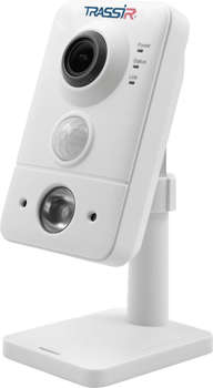 Камера видеонаблюдения TRASSIR IP TR-D7151IR1 1.4-1.4мм цв. корп.:белый
