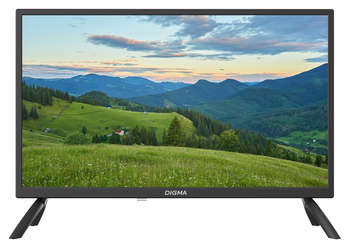 Телевизор Digma LED 24" DM-LED24MBB21 черный HD 60Hz DVB-T DVB-T2 DVB-C DVB-S DVB-S2 USB