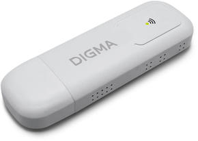 Модем Digma 3G/4G Dongle Wi-Fi DW1960 USB Wi-Fi Firewall +Router внешний белый
