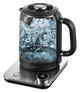 Чайник/Термопот HYUNDAI Чайник электрический HYK-G5401 1.7л. 2200Вт серый/серебристый корпус: стекло/пластик