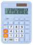 Калькулятор DELI настольный EM210FBLUE синий 12-разр.
