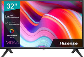Телевизор HISENSE LED 32" 32A4K Frameless черный HD 60Hz DVB-T DVB-T2 DVB-C DVB-S DVB-S2 USB WiFi Smart TV