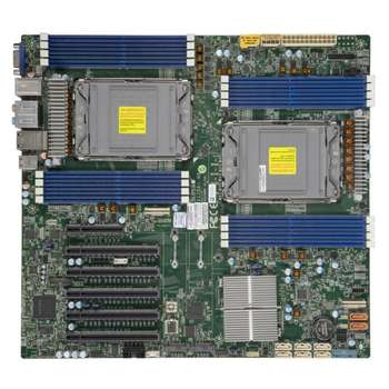 Сервер SuperMicro MBD-X12DAI-N6-B Материнская плата 3rd Gen Intel® Xeon® Scalable processors Dual Socket LGA-4189  supported, CPU TDP supports Up to 270W TDP, 3 UPI up to 11.2 GT/s Intel® C621A