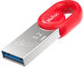 Flash-носитель Netac Флеш Диск 128Gb UM2 NT03UM2N-128G-32RE USB3.2 серебристый/красный