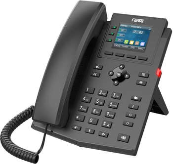 VoIP-оборудование FANVIL Телефон IP X303P черный