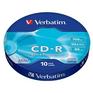 Оптический диск Verbatim Диски CD-R  10шт. 52x 700Mb, Shrink