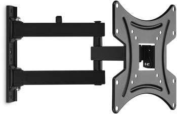 Кронштейн BURO для телевизора FL3S черный 20"-48" макс.15кг настенный поворотно-выдвижной и наклонный