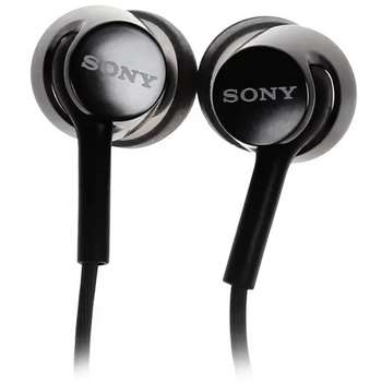 Sony MDR-EX155AP B Наушники-вкладыши с микрофоном, черный