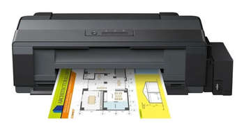 Струйный принтер Epson Принтер струйный L1300  A3+ черный
