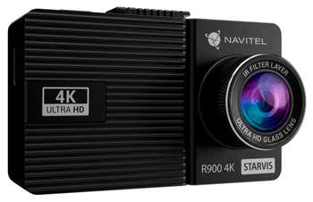 Автомобильный видеорегистратор NAVITEL Видеорегистратор R900 4K черный 12Mpix 2160x3840 2160p 140гр. MSTAR 8629Q