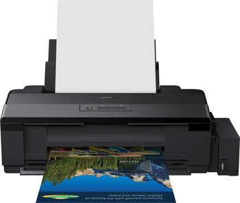 Струйный принтер Epson Принтер струйный L1800  A3 черный