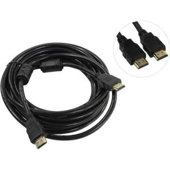Кабели DVI 5Bites APC-200-050F кабель HDMI / M-M / V2.0 / 4K / HIGH SPEED / ETHERNET / 3D / FERRITES / 5M