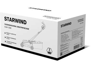 Газонокосилка STARWIND роторная ELM-1200 1200Вт