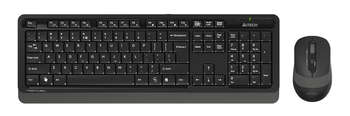 Комплект (клавиатура+мышь) A4TECH Клавиатура + мышь Fstyler FG1010S клав:черный/серый мышь:черный/серый USB беспроводная Multimedia