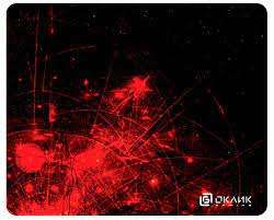 Аксессуары для мыши Oklick Коврик для мыши Оклик OK-F0252 Мини рисунок/красные частицы 250x200x3мм