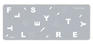 Аксессуары для мыши A4TECH Коврик для мыши FStyler FP75 XL серый/белый 750x300x2мм