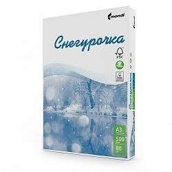 Бумага MONDI офисная СНЕГУРОЧКА 96% А4 80г/м 500л