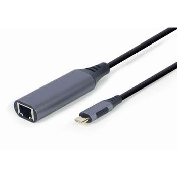Кабели DVI Cablexpert A-USB3C-LAN-01 Адаптер интерфейсов A-USB3C-LAN-01, USB-C