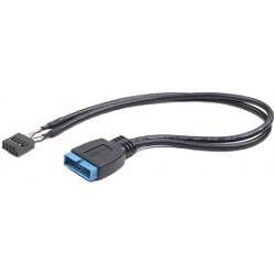 Внутренний шлейф Gembird Cablexpert Внутренний USB2 - USB3 кабель, 9pin/19pin, 0.3m