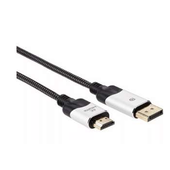 Кабели DVI VCOM CG608M-1.8M Кабель-переходник DisplayPort M-> HDMI M 4K@60Hz 1.8m   [4895182211292]
