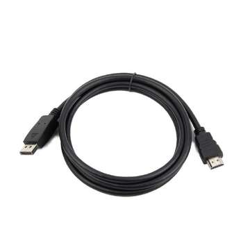 Кабели DVI Bion Expert Кабель DisplayPort - HDMI, 20M/19M, однонаправленный конвертор сигнала с DisplayPort в HDMI, 3м, черный [BXP-CC-DP-HDMI-030]