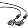 Кабели DVI Кабель DVI-D single link Gembird/Cablexpert , 19M/19M, 1.8м, черный, экран, феррит.кольца, пакет