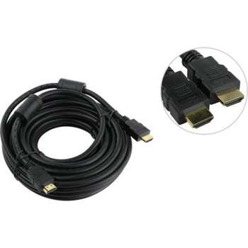 Кабели DVI AOPEN Кабель HDMI 19M/M ver 2.0, 10М, 2 фильтра  <ACG711D-10M>[8495182204171]