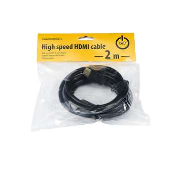 Кабели DVI Bion Expert Кабель HDMI v2.0, 19M/19M, 3D, 4K UHD, 2м, черный [BXP-HDMI2MM-020]/[BN-HDMI2MM-2M]