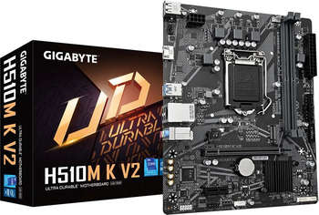Материнская плата Gigabyte H510M K V2 Soc-1200 Intel H470 2xDDR4 mATX AC`97 8ch GbLAN+HDMI