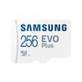 Карта памяти Samsung Micro SecureDigital 256GB EVO Plus Class 10, A2, V30, UHS-I , W 90 МБ/с, R 130 МБ/с, <MB-MC256KA/KR> адаптер на SD
