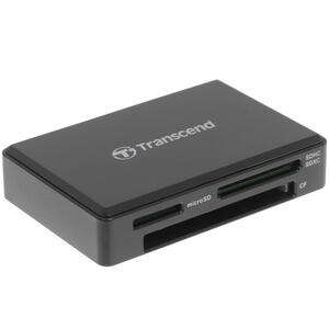 Картридер Transcend USB 3.0 кард-ридер RDF8K для карт памяти SD/microSD/CF/MSXC с поддержкой UHS-I, чёрный