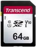 Карта памяти Transcend SDXC 300S, 64 Гб, UHS-I Class U3 V30