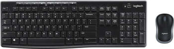 Комплект (клавиатура+мышь) Logitech Клавиатура + мышь MK270 клав:черный мышь:черный USB беспроводная Multimedia