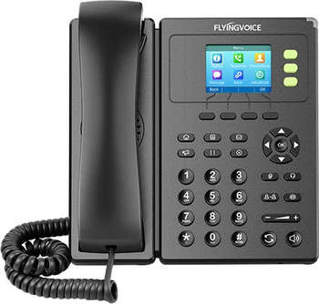 VoIP-оборудование FLYINGVOICE Телефон IP FIP11CP черный