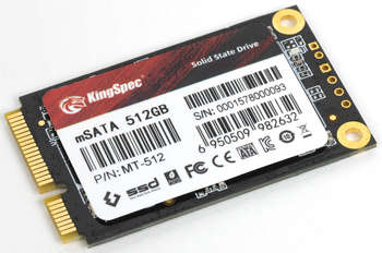 Накопитель SSD KINGSPEC mSATA 512Gb MT-512 MT Series mSATA