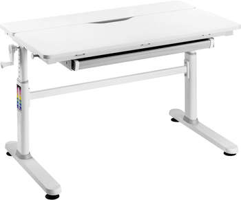 Компьютерный стол CACTUS Стол детский CS-KD01-LGY столешница МДФ светло-серый 100x80x60см