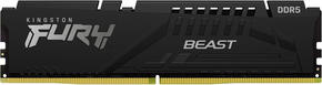 Оперативная память Kingston Память DDR5 32Gb 6000MHz KF560C36BBE-32 Fury Beast Black RTL Gaming PC5-48000 CL36 DIMM 288-pin 1.35В dual rank с радиатором Ret