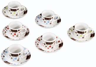 Посуда XAVAX H-111176 Кофейный набор Espresso Time (6 чашек+блюдца) 00111176