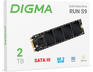 Накопитель SSD Digma SATA-III 2TB DGSR1002TS93T Run S9 M.2 2280