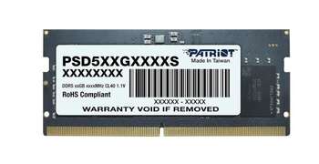 Оперативная память Patriot Модуль памяти для ноутбука SODIMM 16GB DDR5-5600 PSD516G560081S PATRIOT