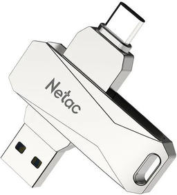 Flash-носитель Netac Флеш Диск 256GB U782C NT03U782C-256G-30PN USB3.0 серебристый