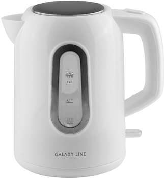 Чайник/Термопот GALAXY LINE Чайник электрический GL 0212 1.7л. 2200Вт белый корпус: пластик