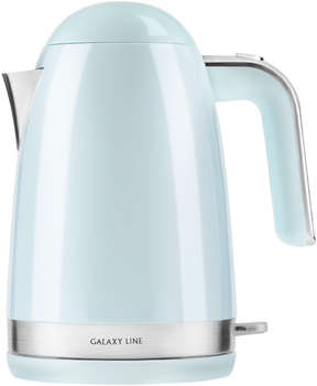 Чайник/Термопот GALAXY LINE Чайник электрический GL 0332 1.7л. 2200Вт голубой корпус: металл/пластик