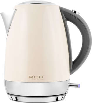 Чайник/Термопот RED SOLUTION Чайник электрический RK-M179 1.7л. 2100Вт бежевый корпус: металл