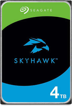 Жесткий диск HDD Seagate SATA-III 4TB ST4000VX005 Surveillance Skyhawk 256Mb 3.5"