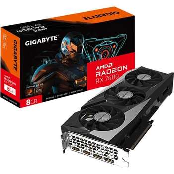 Видеокарта Gigabyte PCIE16 RX 7600 8GB GV-R76GAMING OC-8GD GIGABYTE