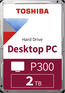 Жесткий диск HDD Toshiba Жесткий диск SATA-III 2TB HDWD320UZSVA Desktop P300  256Mb 3.5"