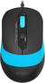 Мышь A4TECH Fstyler FM10S черный/синий оптическая